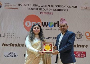 भारतको राजस्थानमा आयोजित वन वर्ल्ड इन्टरनेशनल २०२६ मा मिनिल्यान्ड पुरस्कृत